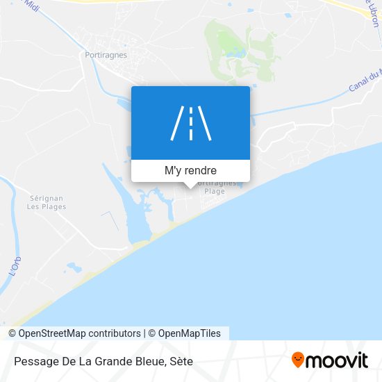 Pessage De La Grande Bleue plan