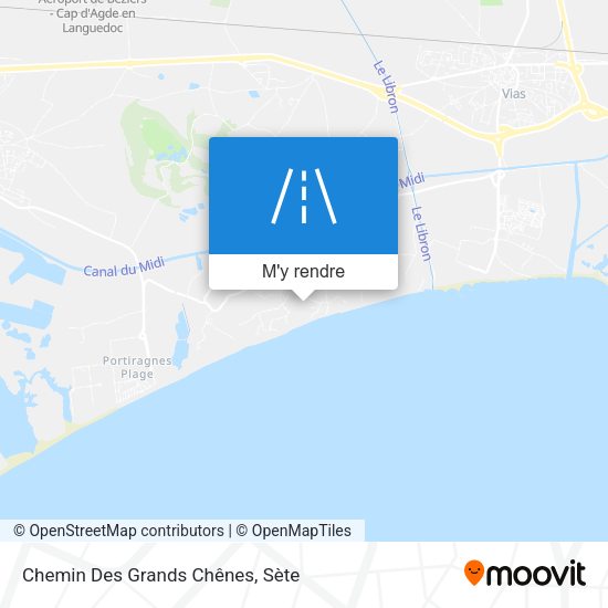 Chemin Des Grands Chênes plan
