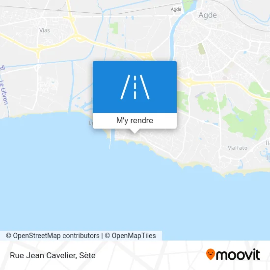 Rue Jean Cavelier plan