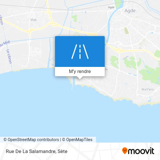 Rue De La Salamandre plan