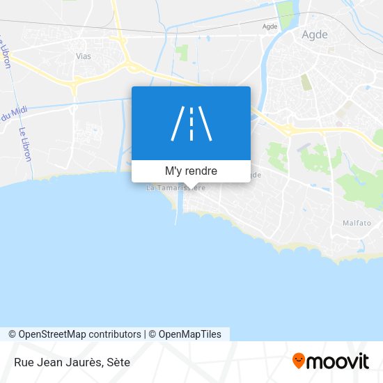 Rue Jean Jaurès plan