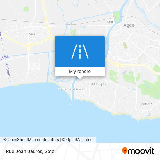 Rue Jean Jaurès plan