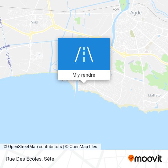 Rue Des Écoles plan