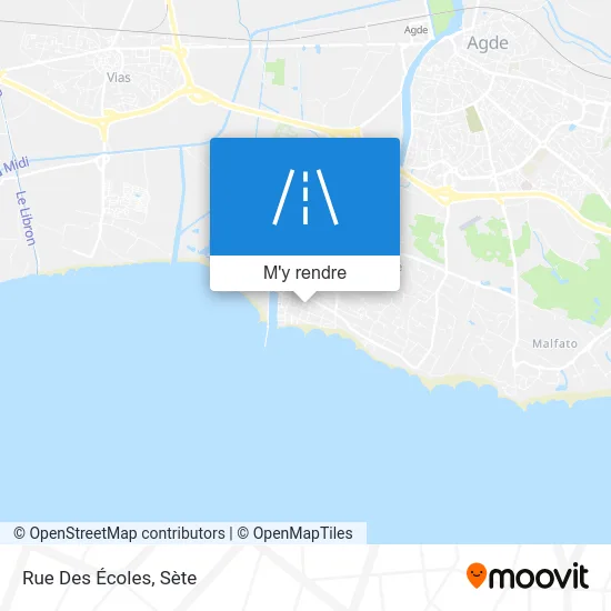 Rue Des Écoles plan