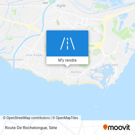 Route De Rochelongue plan