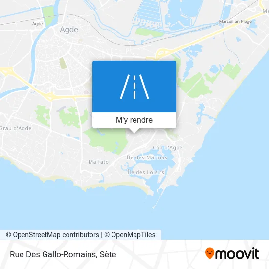 Rue Des Gallo-Romains plan