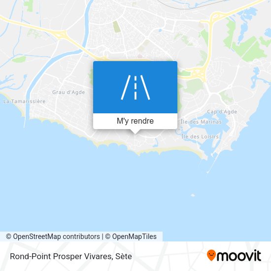 Rond-Point Prosper Vivares plan