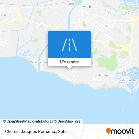Chemin Jacques Romanse plan