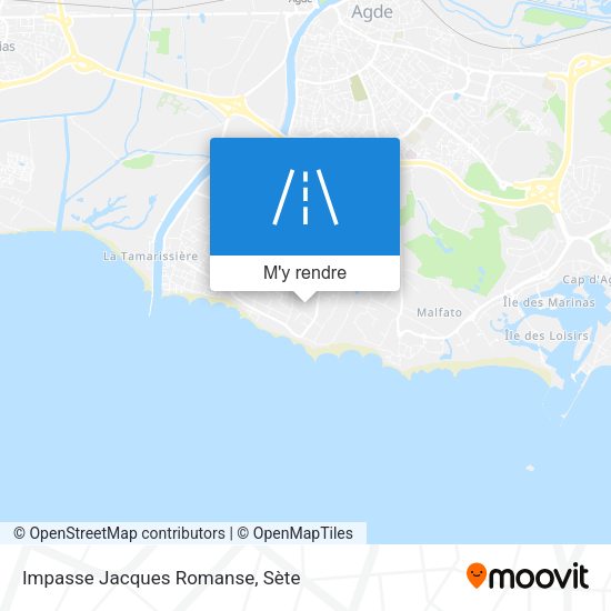 Impasse Jacques Romanse plan