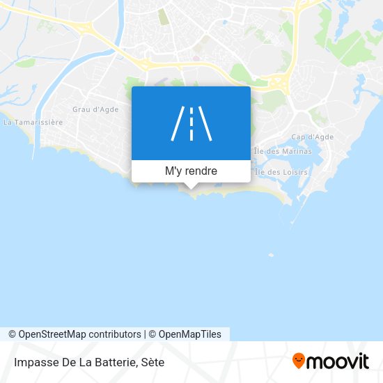 Impasse De La Batterie plan