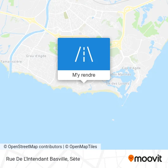 Rue De L'Intendant Basville plan