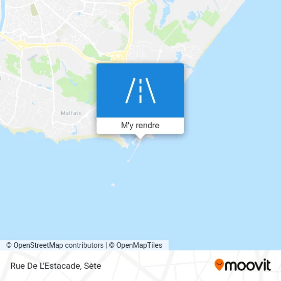 Rue De L'Estacade plan