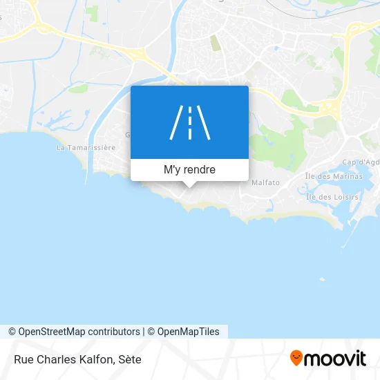 Rue Charles Kalfon plan