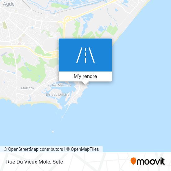 Rue Du Vieux Môle plan