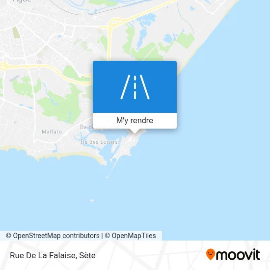 Rue De La Falaise plan