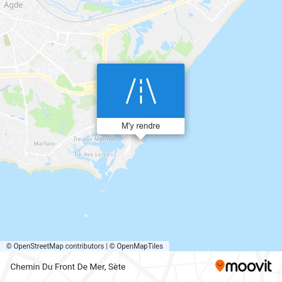 Chemin Du Front De Mer plan
