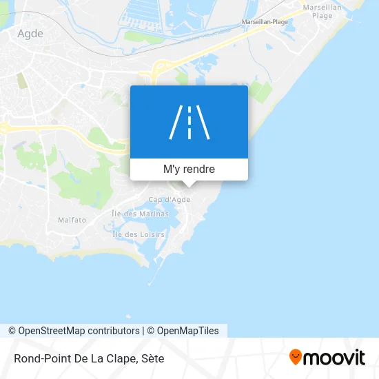 Rond-Point De La Clape plan