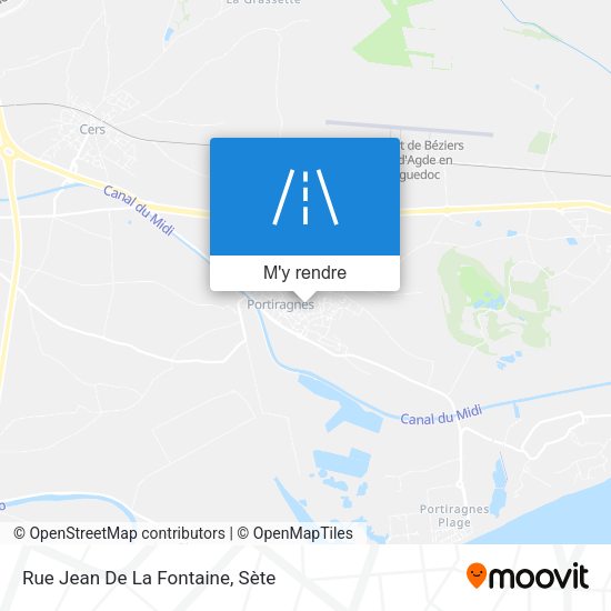 Rue Jean De La Fontaine plan