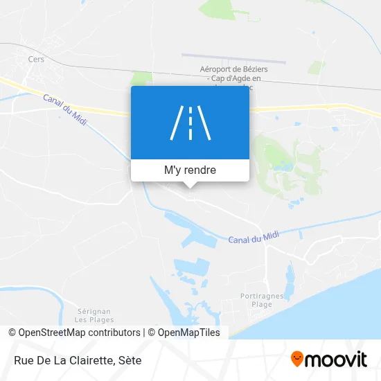 Rue De La Clairette plan