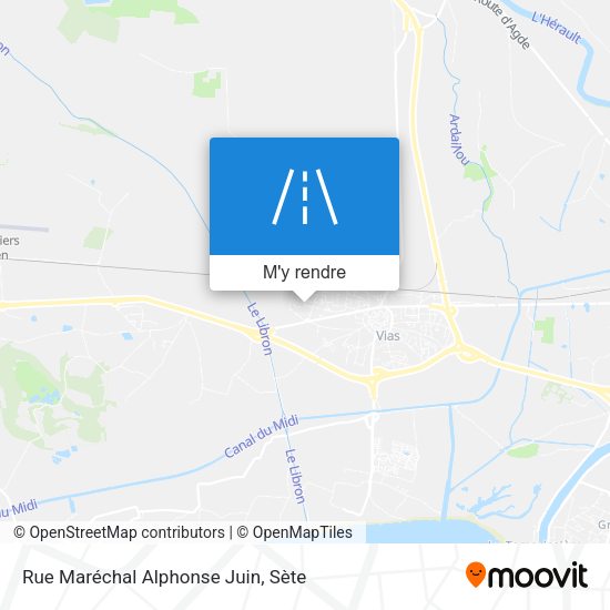 Rue Maréchal Alphonse Juin plan