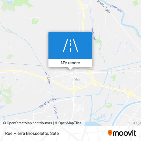 Rue Pierre Brossolette plan