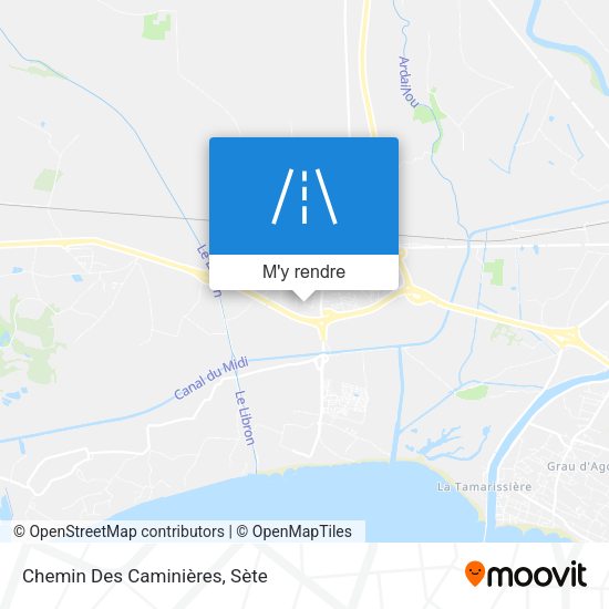 Chemin Des Caminières plan