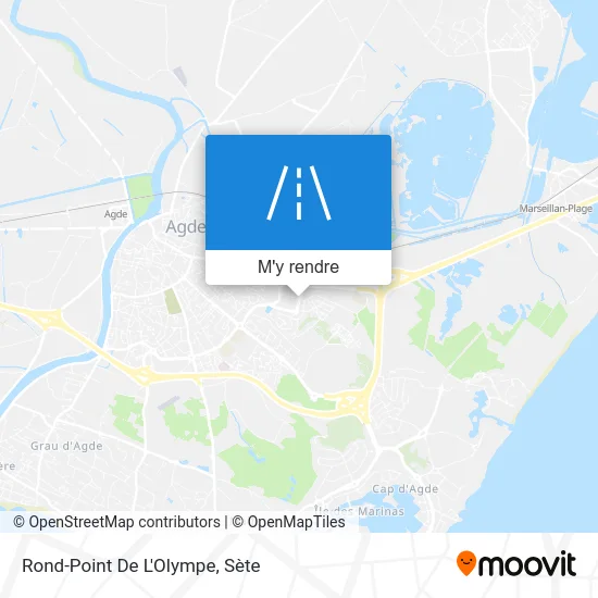 Rond-Point De L'Olympe plan