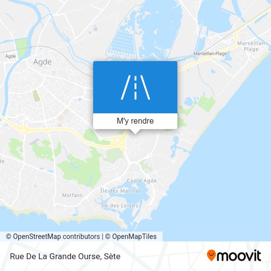 Rue De La Grande Ourse plan