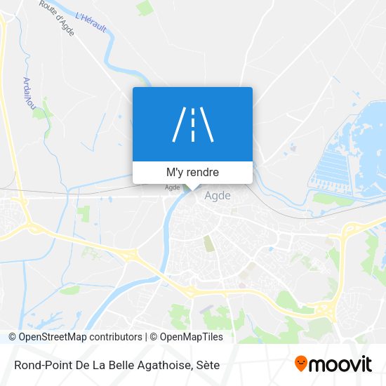 Rond-Point De La Belle Agathoise plan