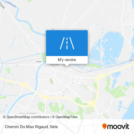 Chemin Du Mas Rigaud plan
