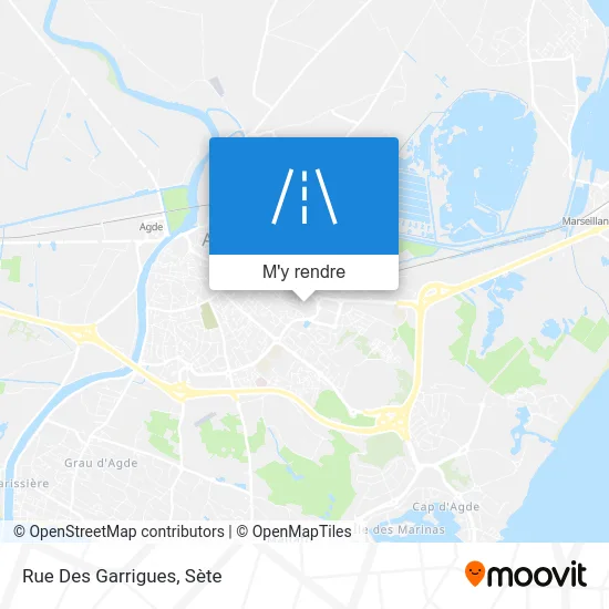 Rue Des Garrigues plan