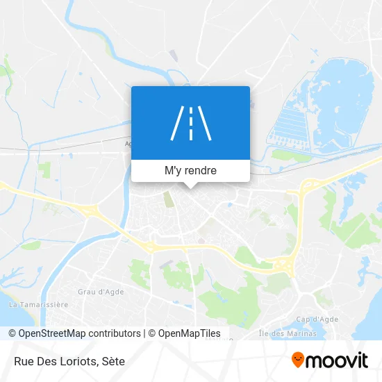 Rue Des Loriots plan