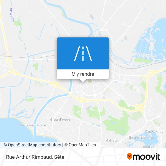 Rue Arthur Rimbaud plan