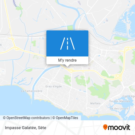 Impasse Galatée plan