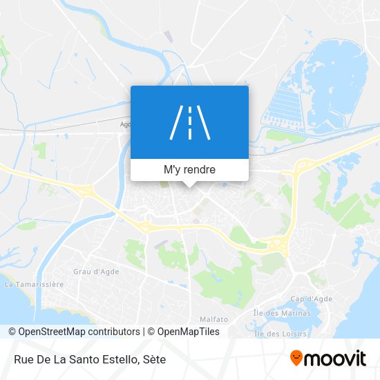 Rue De La Santo Estello plan