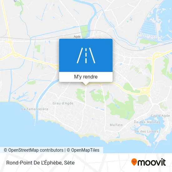 Rond-Point De L'Éphèbe plan