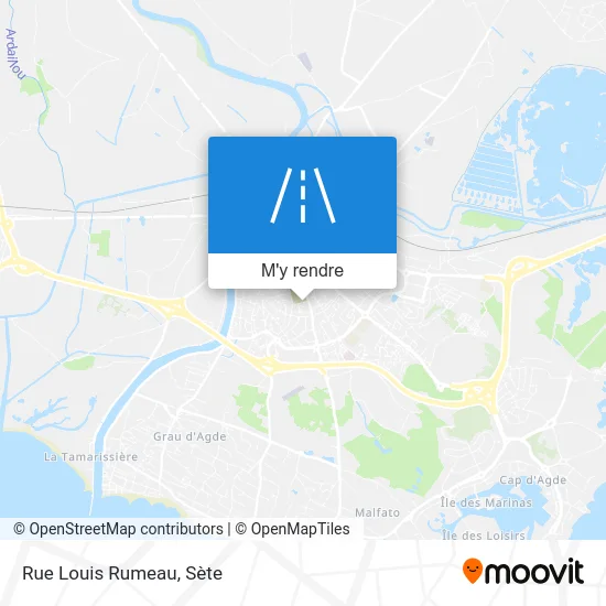 Rue Louis Rumeau plan