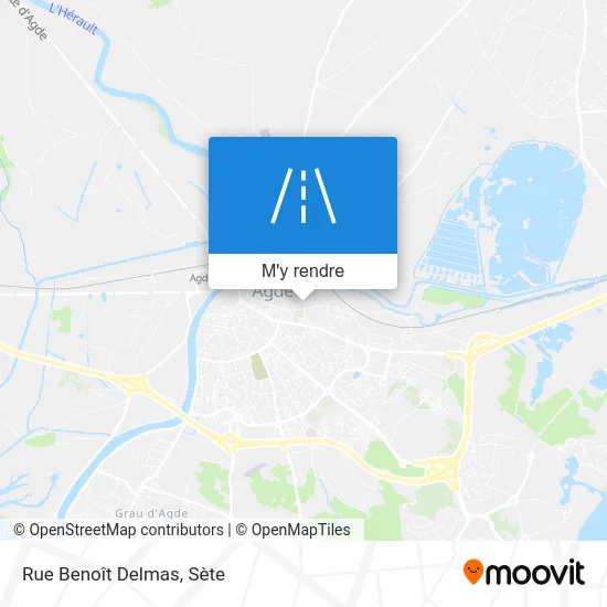 Rue Benoît Delmas plan