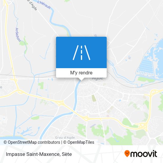 Impasse Saint-Maxence plan