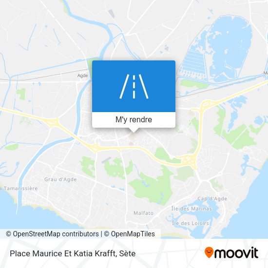 Place Maurice Et Katia Krafft plan