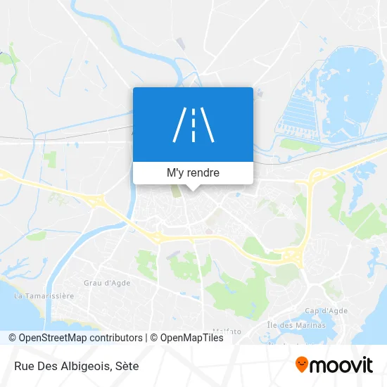 Rue Des Albigeois plan