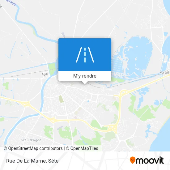 Rue De La Marne plan