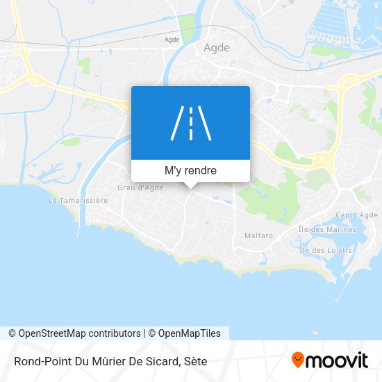 Rond-Point Du Mûrier De Sicard plan