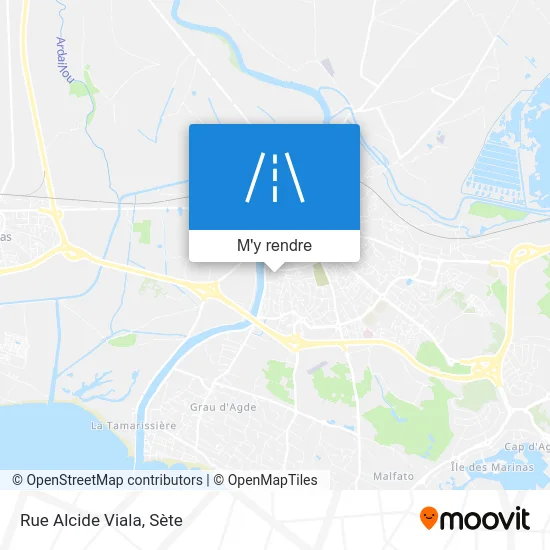 Rue Alcide Viala plan