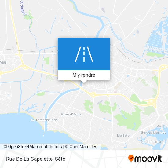 Rue De La Capelette plan
