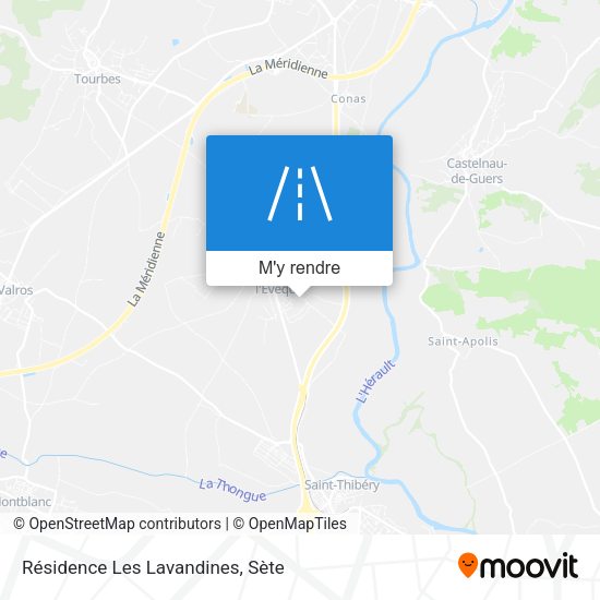 Résidence Les Lavandines plan