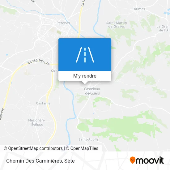 Chemin Des Caminières plan