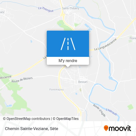 Chemin Sainte-Veziane plan
