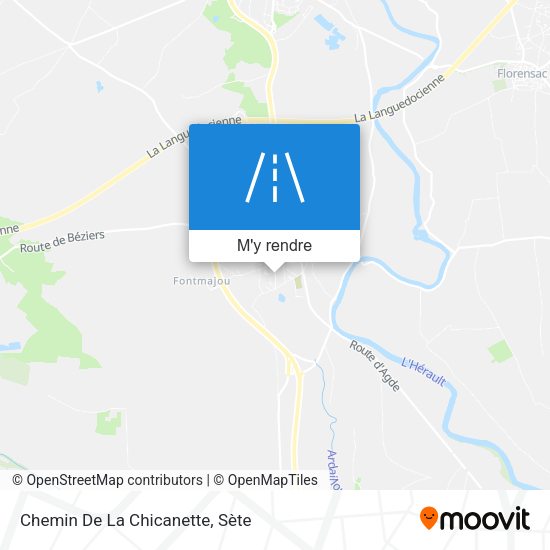 Chemin De La Chicanette plan