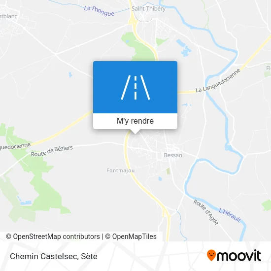 Chemin Castelsec plan